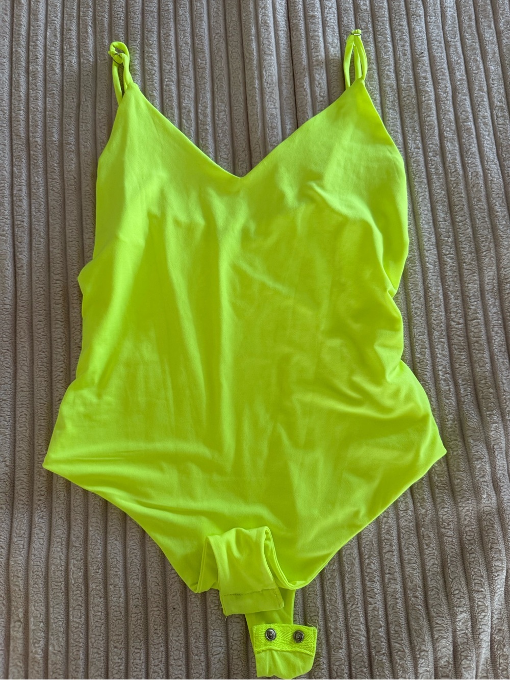 Neon Yellow Bodysuit One-Piece